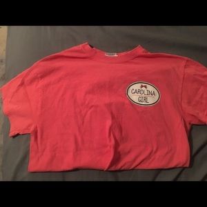 Caroline Girl shirt coral